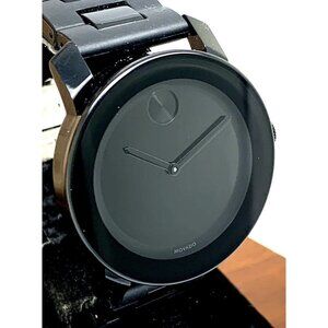 Movado Men's Watch 3600047 Bold Swiss Quartz Black Dial Stainless Steel …